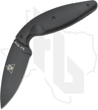 KA-BAR TDI Large 1482 - Black Zytel, Straight Edge