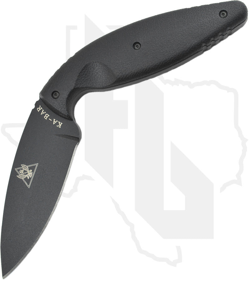 KA-BAR TDI Large 1482 - Black Zytel, Straight Edge