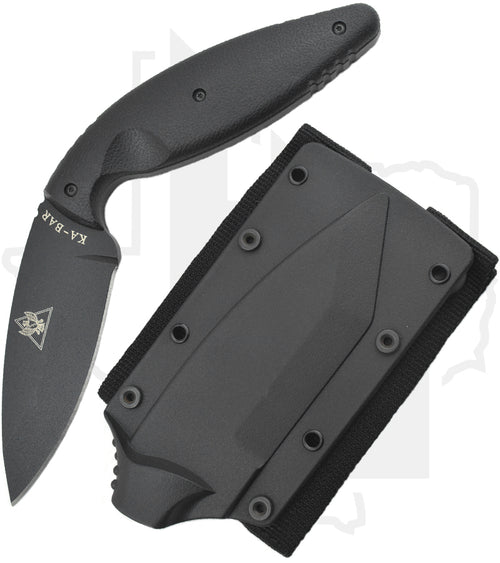 KA-BAR TDI Large 1482 - Black Zytel, Straight Edge