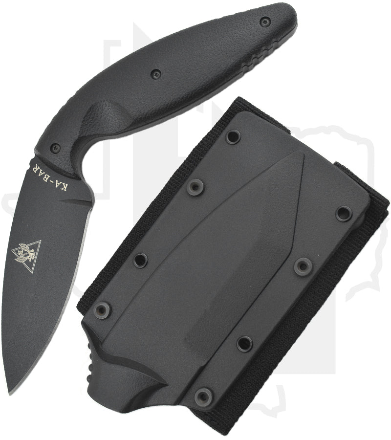KA-BAR TDI Large 1482 - Black Zytel, Straight Edge