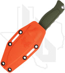 Benchmade Hunt Class Steep Country 15006-01 - Dark Olive Santoprene, Stonewashed