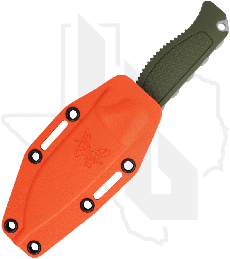 Benchmade Hunt Class Steep Country 15006-01 - Dark Olive Santoprene, Stonewashed
