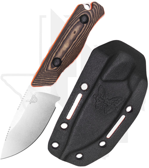 Benchmade Hunt Class Hidden Canyon Hunter 15017-1 - Richlite, Orange G-10, Stonewashed