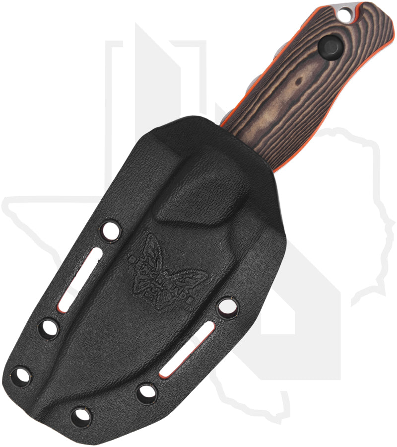 Benchmade Hunt Class Hidden Canyon Hunter 15017-1 - Richlite, Orange G-10, Stonewashed