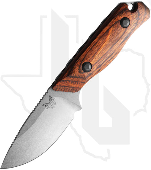 Benchmade Hunt Class Hidden Canyon Hunter 15017 - Stabilized Wood, Stonewashed