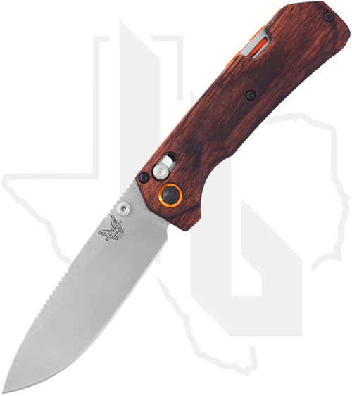 Benchmade Hunt Class Grizzly Creek 15062 - Stabilized Wood, Stonewashed