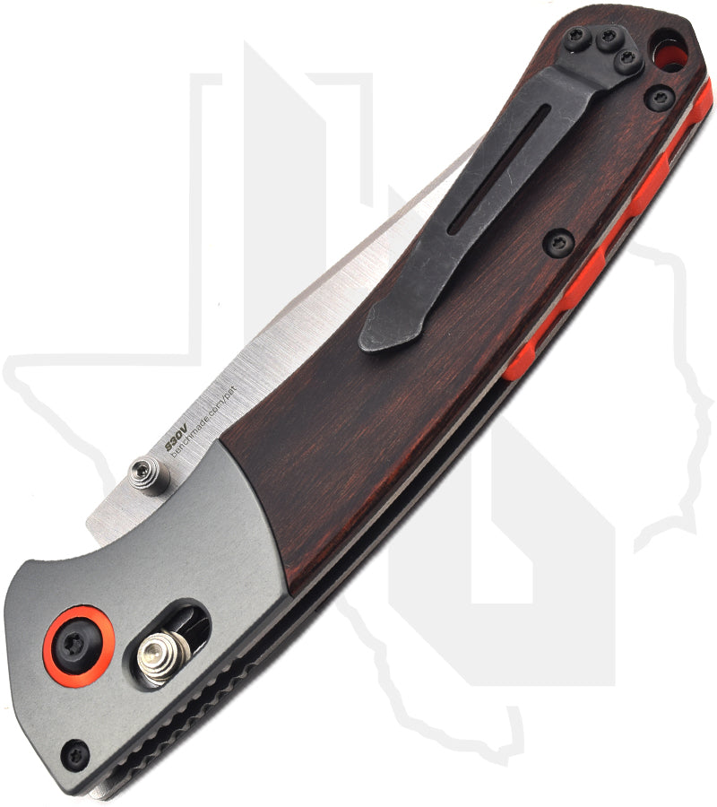 Benchmade Hunt Class Crooked River 15080-2 - Stabilized Wood