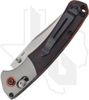 Benchmade Hunt Class Mini Crooked River 15085-2 - Stabilized Wood, Gray Aluminum, Stonewashed
