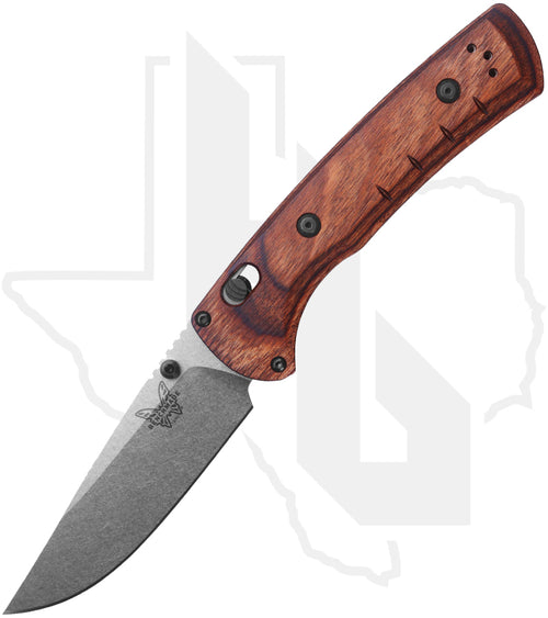 Benchmade Hunt Class SlipRidge 15090 - Stabilized Wood, Stonewashed