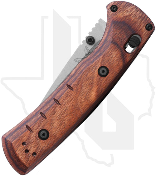 Benchmade Hunt Class SlipRidge 15090 - Stabilized Wood, Stonewashed