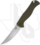 Benchmade Hunt Class Meatcrafter 15505 - Dark Olive Santoprene, Stonewashed