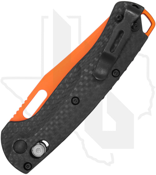 Benchmade Hunt Class Mini Taggedout 15533OR-01 - Carbon Fiber, Orange Cerakote