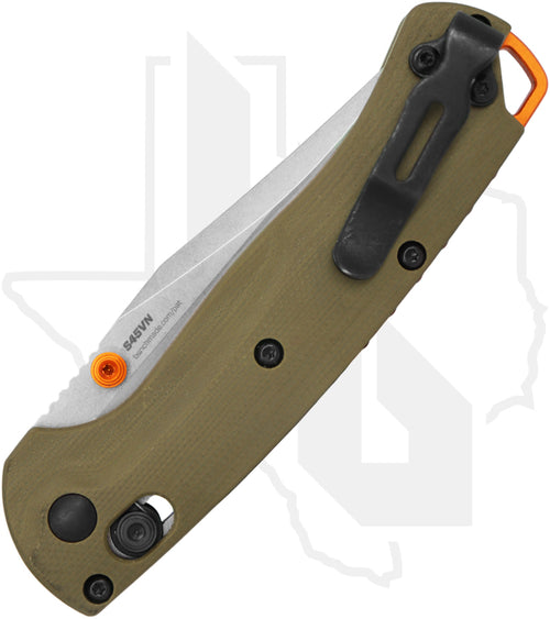 Benchmade Hunt Class Mini Taggedout 15534 - OD Green G-10, Stonewashed