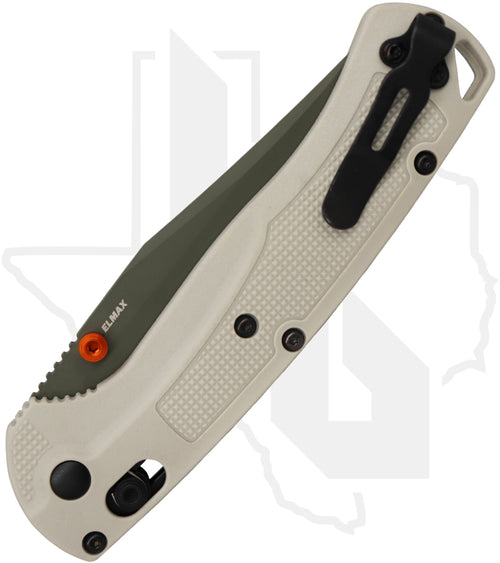 Benchmade Hunt Class Taggedout 15536GN-01 - Tan Grivory, Green Cerakote