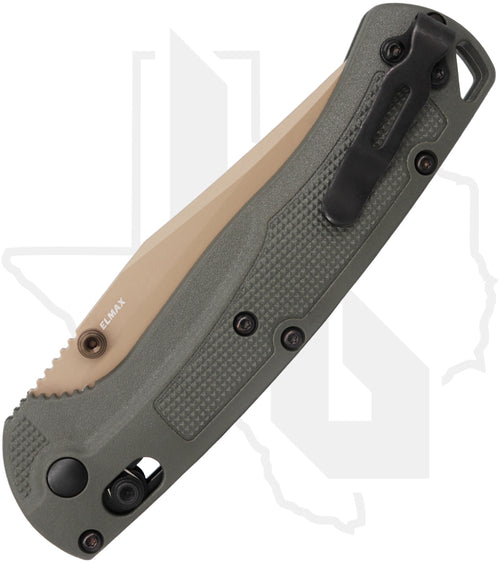 Benchmade Hunt Class Taggedout 15536TN-02 - Deep Olive Grivory, Tan Cerakote