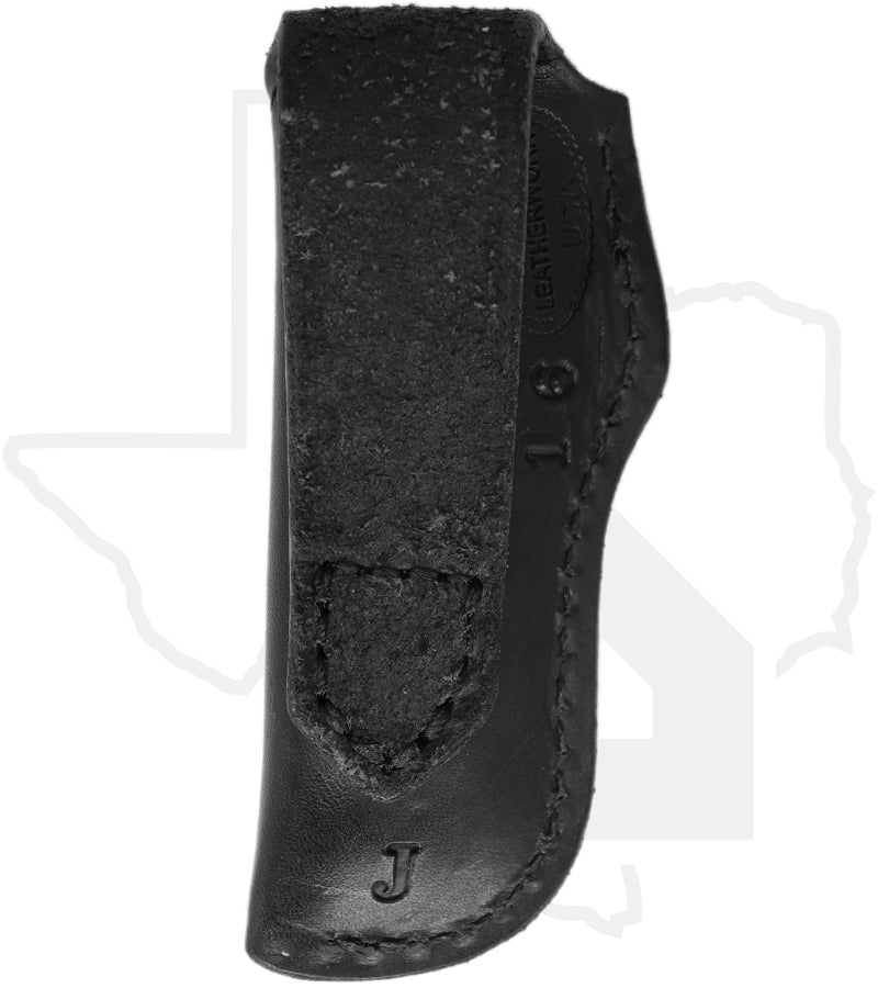 A & M Leather #16 Trapper Sheath 16-BK-PL - Black, Vertical