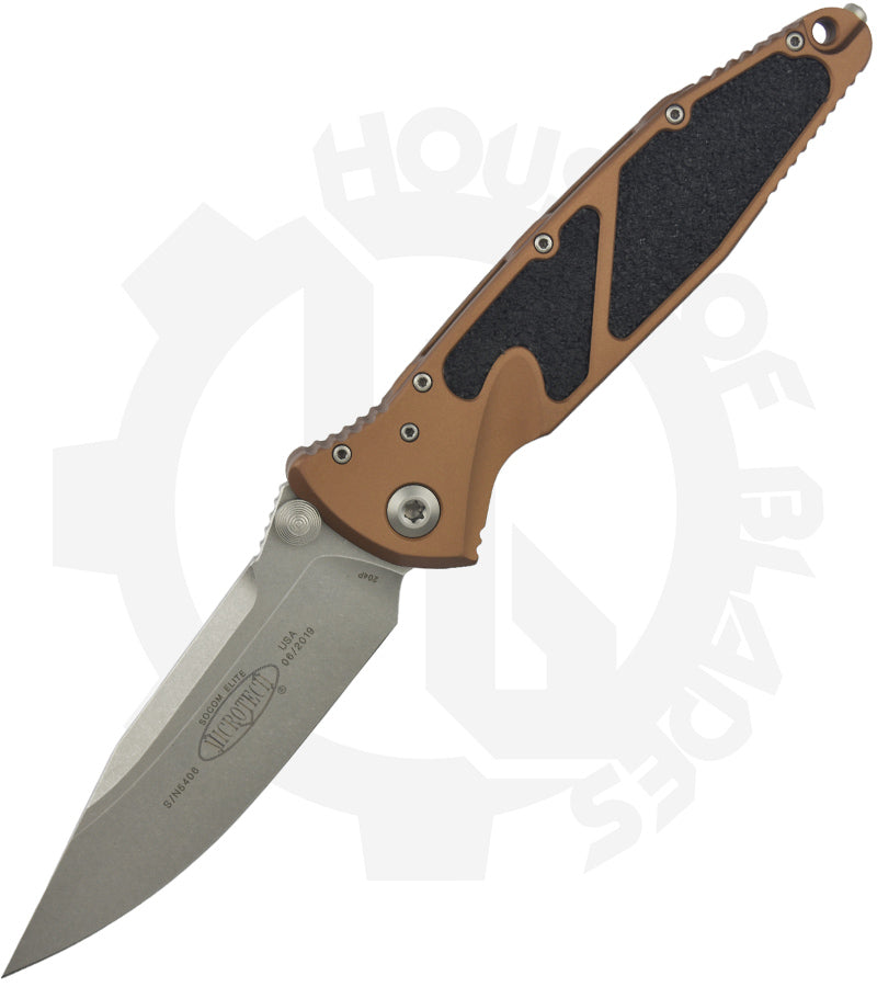 Microtech Socom Elite 160-10TA - Stonewash, Tan