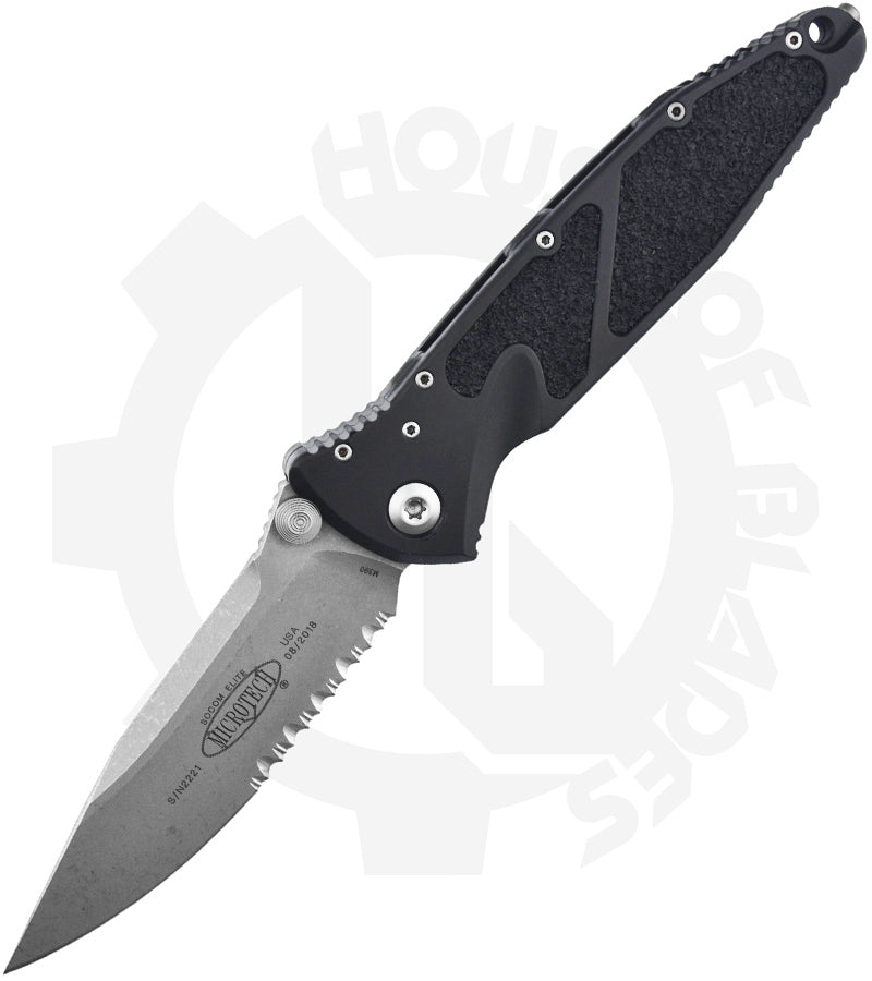 Microtech Socom Elite 160-11AP - Apocalyptic, Black