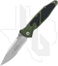 Microtech Socom Elite 160-11OD - Single Edge, Stonewashed, OD Green Aluminum