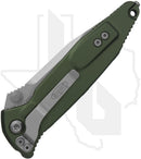 Microtech Socom Elite 160-11OD - Single Edge, Stonewashed, OD Green Aluminum