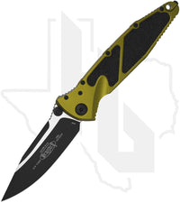 Microtech Socom Elite 160-1OD - Single Edge, Black, OD Green Aluminum