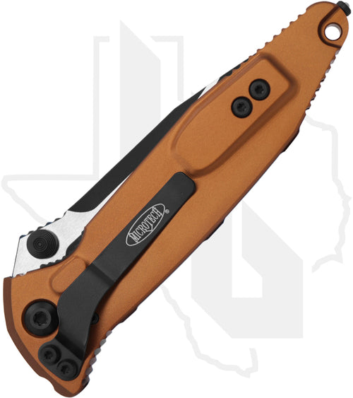 Microtech Socom Elite 160-1TA - Single Edge, Black, Tan Aluminum