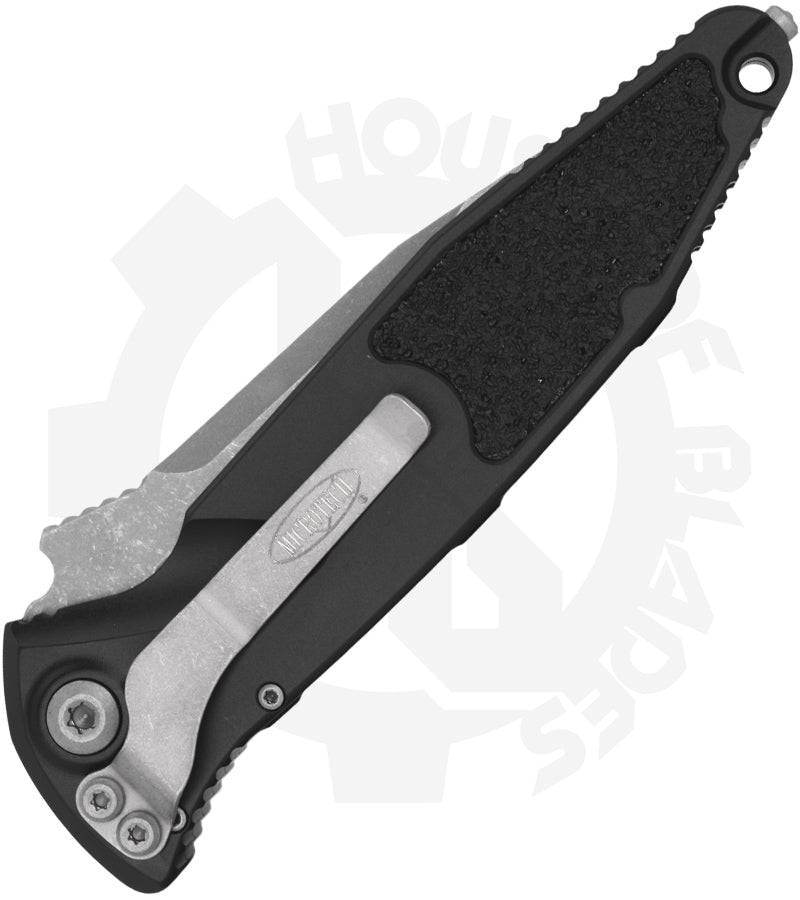 Microtech Socom Elite Auto 160A-10AP - S/E, Apocalyptic, Black