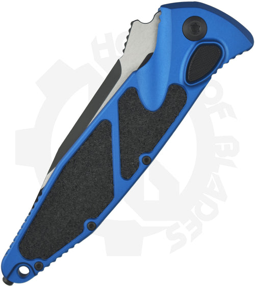 Microtech Socom Elite Auto 160A-2BL - Black Std, P/S, Blue