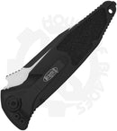Microtech Socom Elite Auto 160A-2T - S/E, Black, Partially Serrated