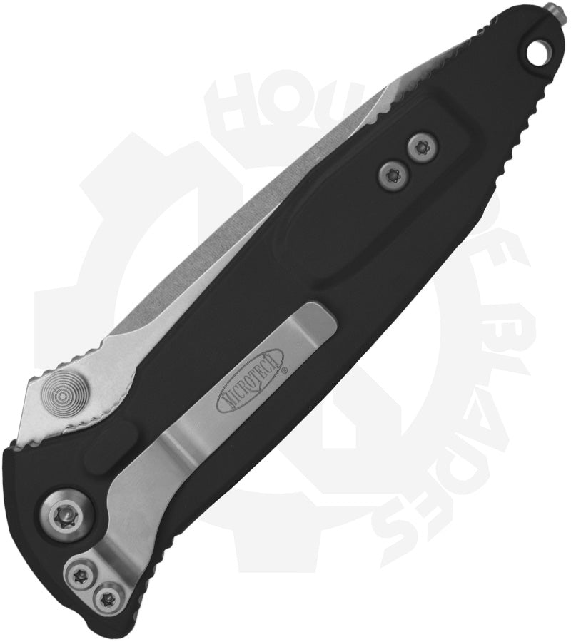 Microtech Socom Elite 161-10 - Tanto Edge, Stonewash, Black