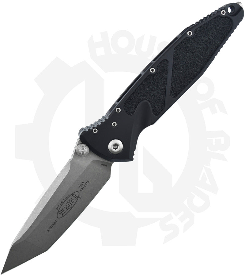 Microtech Socom Elite 161-10AP - Tanto, Apocalyptic, Black