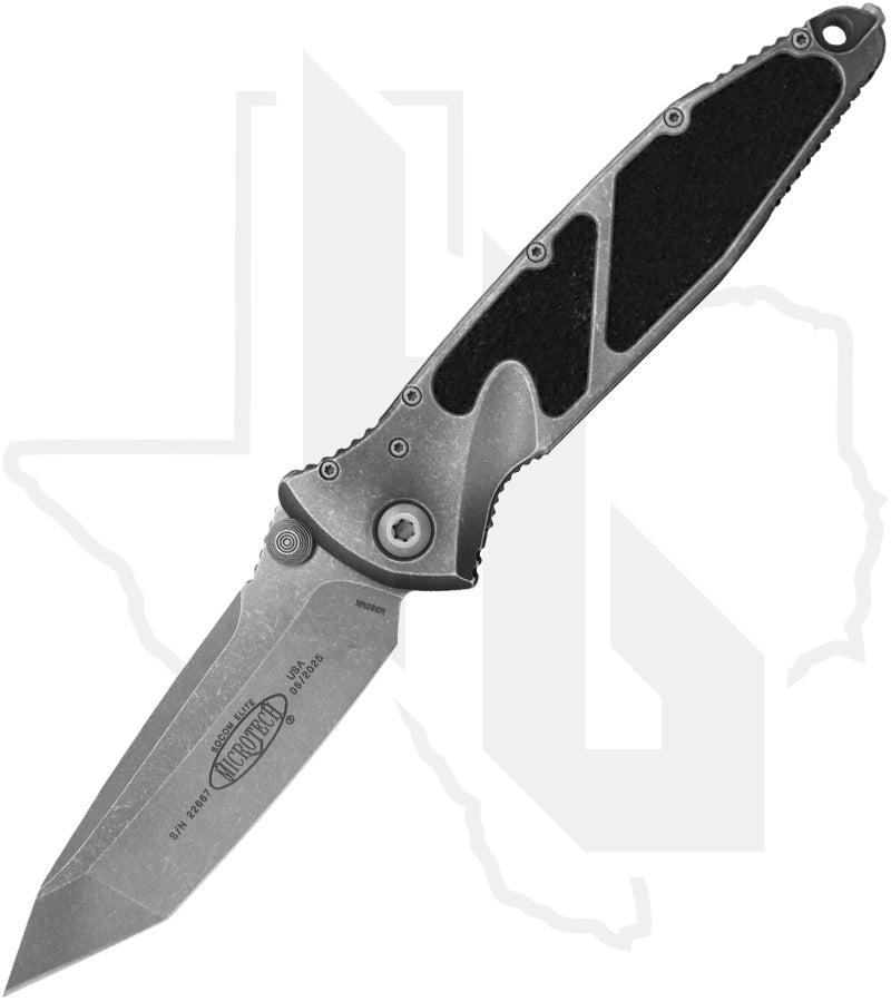 Microtech Socom Elite 161-10APWME - Socom Elite, Tanto Edge, Apocalyptic Standard, Weathered Metal
