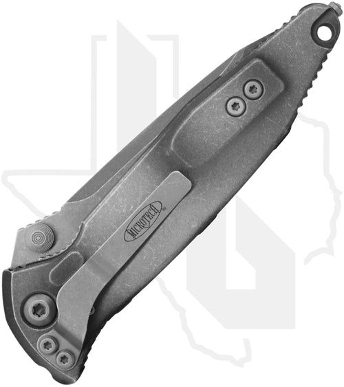 Microtech Socom Elite 161-10APWME - Socom Elite, Tanto Edge, Apocalyptic Standard, Weathered Metal