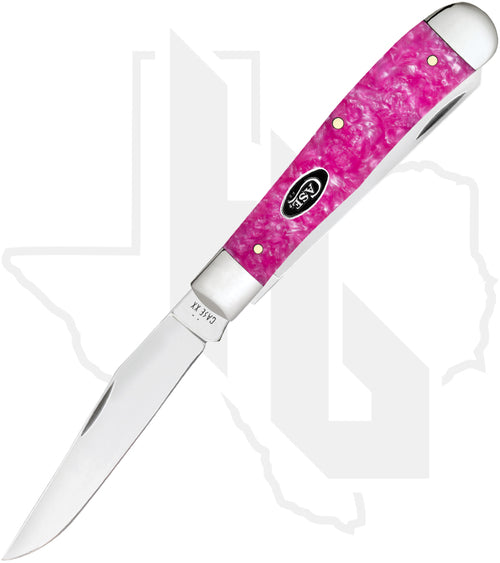W.R. Case Trapper 16160 - Pink Crackle Kirinite, Smooth (10254 SS)