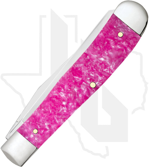 W.R. Case Trapper 16160 - Pink Crackle Kirinite, Smooth (10254 SS)
