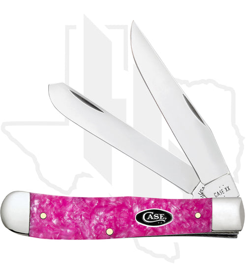 W.R. Case Trapper 16160 - Pink Crackle Kirinite, Smooth (10254 SS)