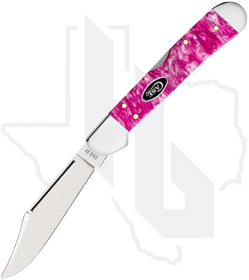 W.R. Case Mini CopperLock 16162 - Pink Crackle Kirinite, Smooth (101749L SS)