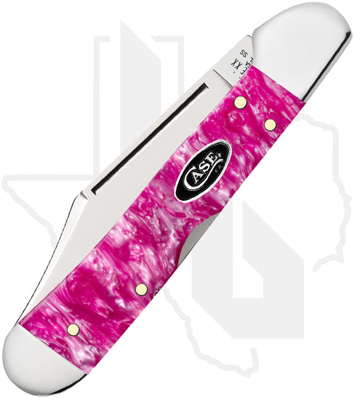 W.R. Case Mini CopperLock 16162 - Pink Crackle Kirinite, Smooth (101749L SS)