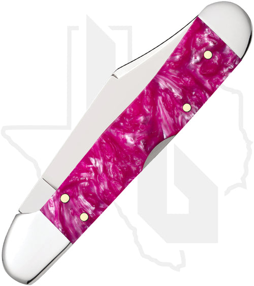 W.R. Case Mini CopperLock 16162 - Pink Crackle Kirinite, Smooth (101749L SS)