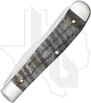 W.R. Case Trapper 47490 - Blue Curly Oak Wood, Smooth (7254 SS)