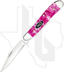 W.R. Case Peanut 16163 - Pink Crackle Kirinite, Smooth (10220 SS)