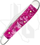 W.R. Case Peanut 16163 - Pink Crackle Kirinite, Smooth (10220 SS)