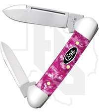 W.R. Case Baby Butterbean 16164 - Pink Crackle Kirinite, Smooth (102132 SS)