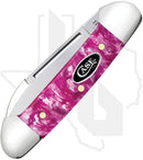 W.R. Case Baby Butterbean 16164 - Pink Crackle Kirinite, Smooth (102132 SS)
