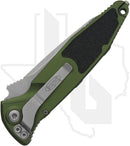 Microtech Socom Elite Auto 161A-10OD - Tanto Edge, Stonewashed, OD Green Aluminum
