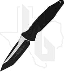 Microtech Socom Elite Auto 161A-1T - Tanto Edge, Black, Black Aluminum