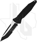 Microtech Socom Elite Auto 161A-2T - Tanto Edge, Black, Black Aluminum