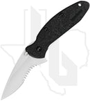 Kershaw Scallion Ken Onion 1620ST - Black GFN, Bead Blasted