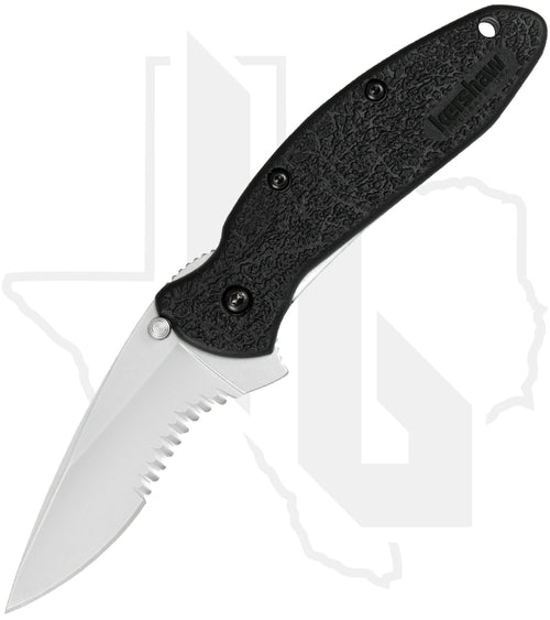 Kershaw Scallion Ken Onion 1620ST - Black GFN, Bead Blasted
