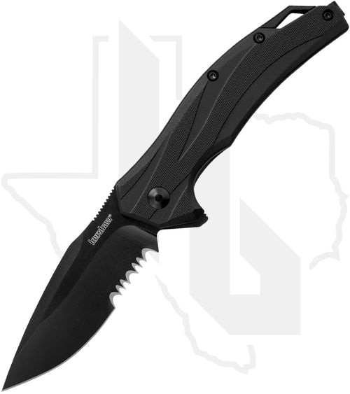 Kershaw Lateral 1645BLKST - Black, Glass-filled nylon, Serrated
